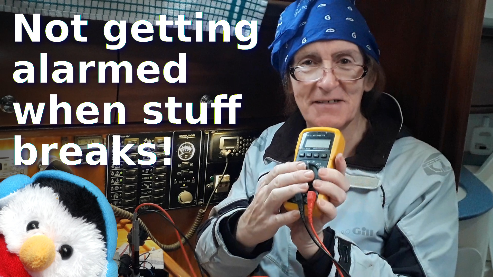 Watch our "Not getting alarmed when stuff breaks!" video and add comments