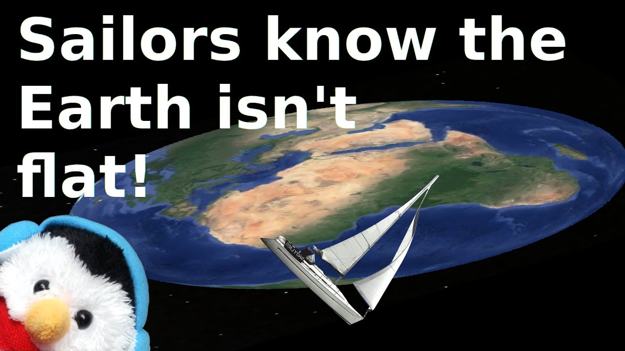 Watch our "Sailors know the Earth isn't flat" video and add comments