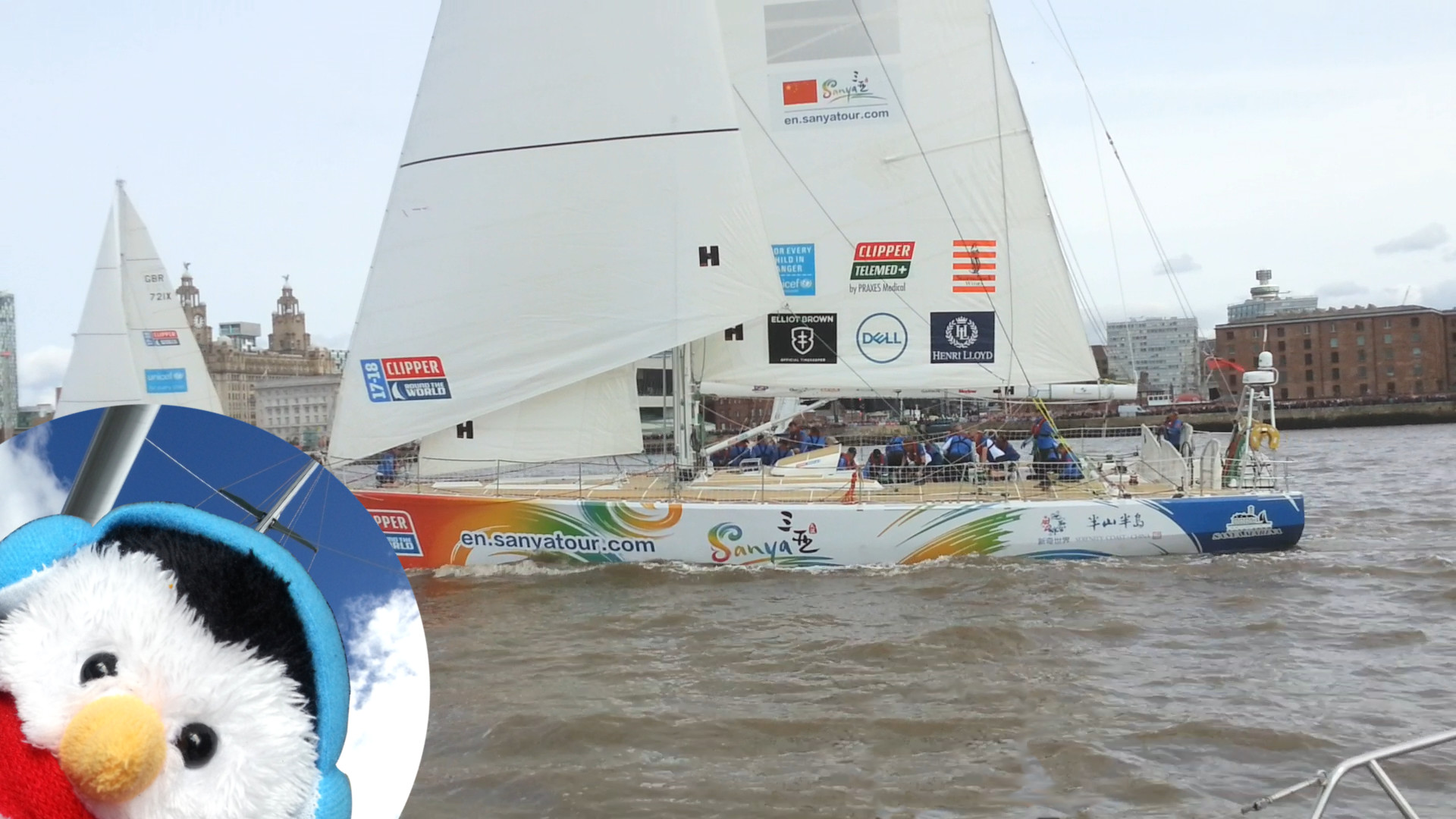 Watch our ' Clipper Race Start 2017' and add comments etc