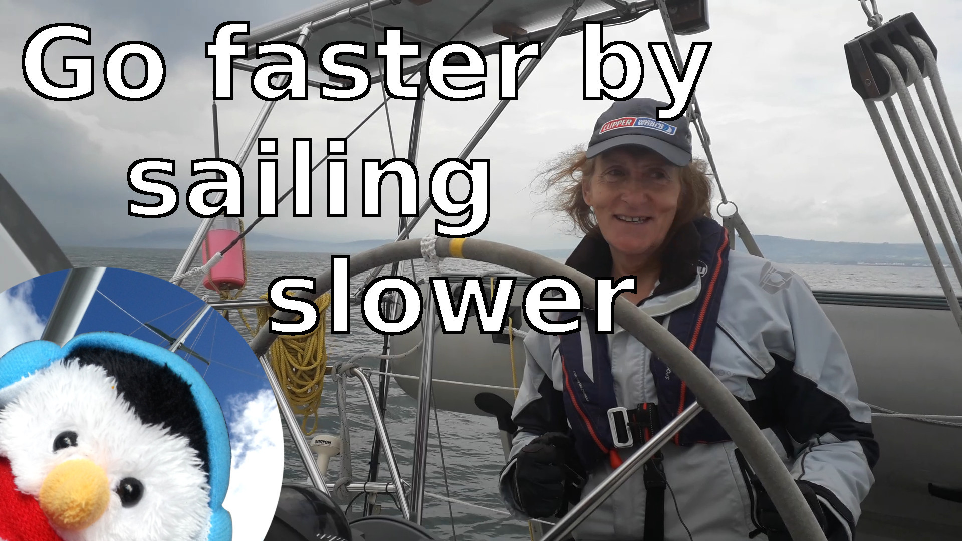 Watch our "Go faster by sailing slower" video and leave comments etc.