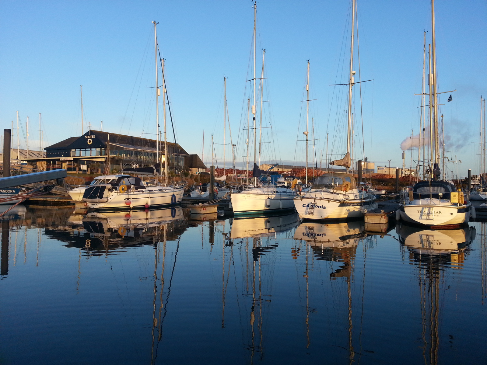 Reflections in the water 