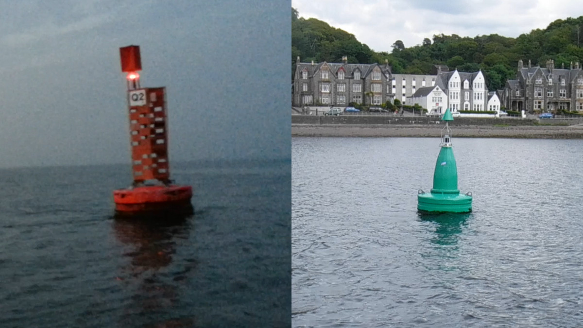 Red and Green Buoys