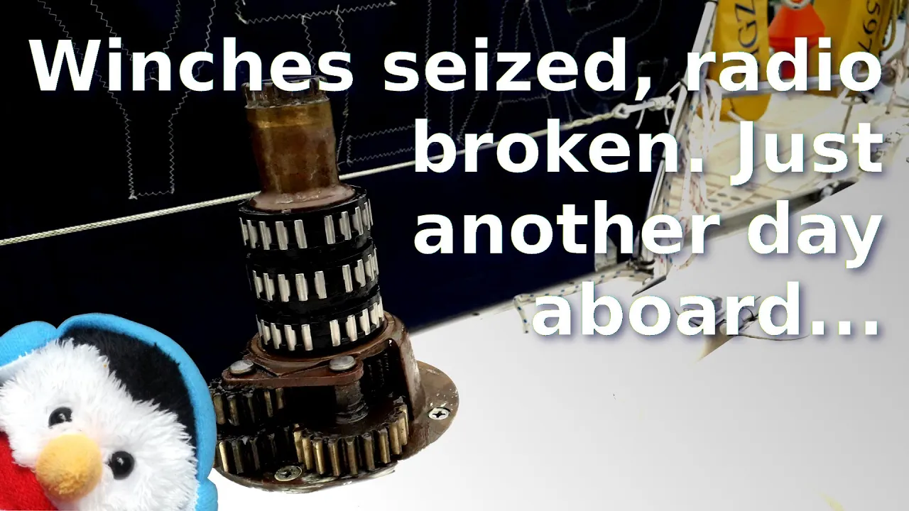 Watch our "Winches Seized, radio broken. Just another day aboard..." video and add comments