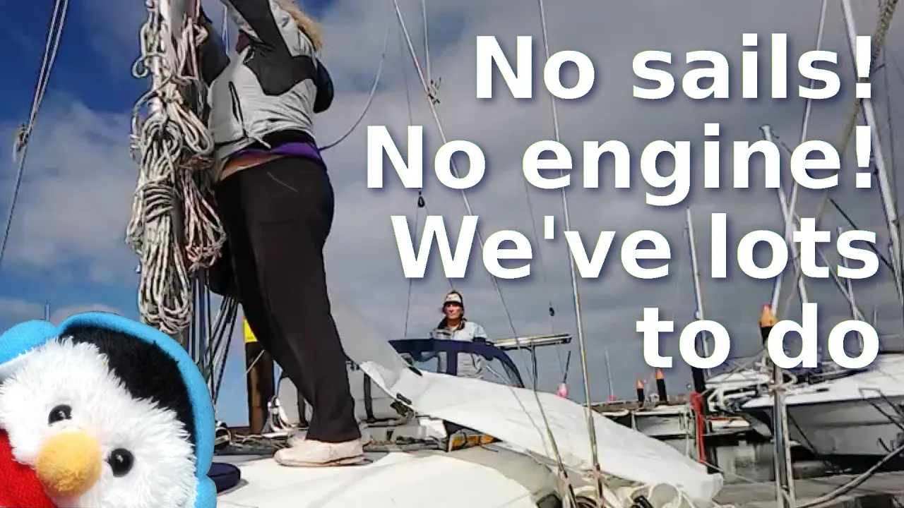 Watch our "No sails! No engine! We've lots to do" video and add comments