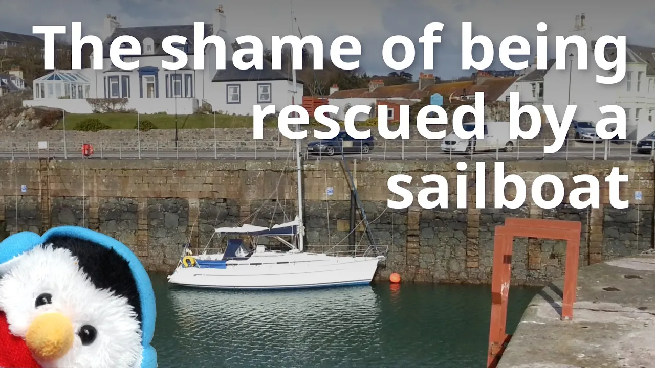 Watch our "The shame of being rescued by a sailboat" video and add comments