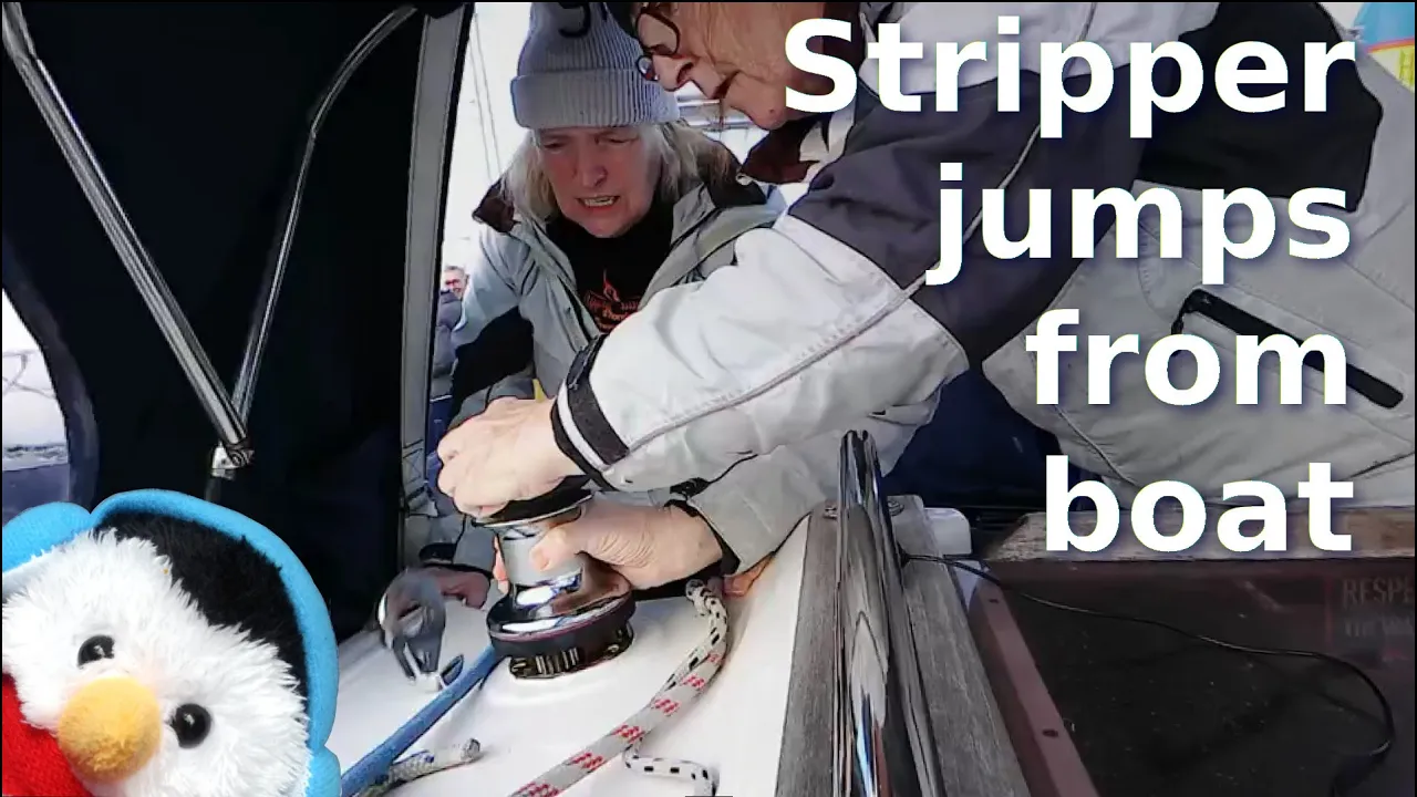 Watch our "Stripper jumps from boat" video and add comments