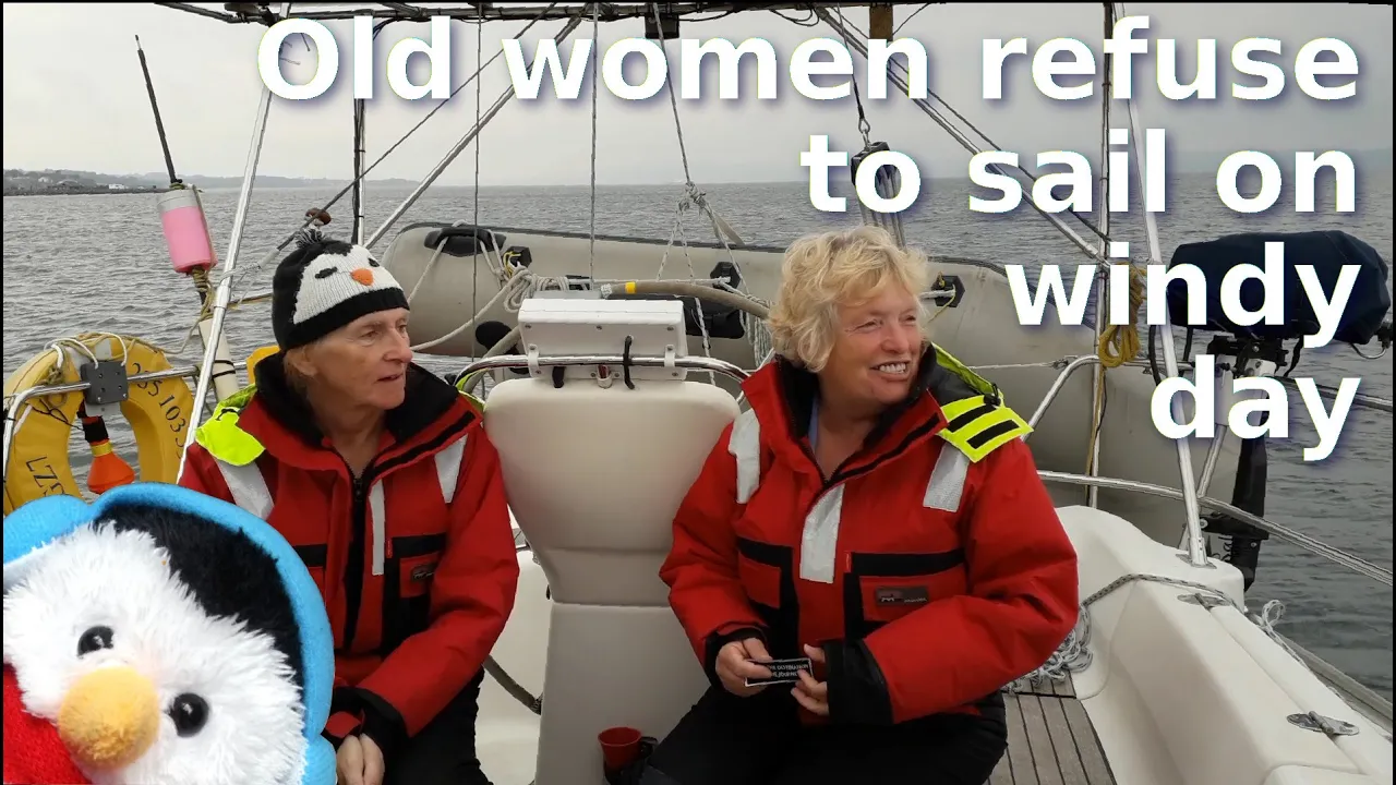Watch our "Old women refuse to sail on windy day" video and add comments