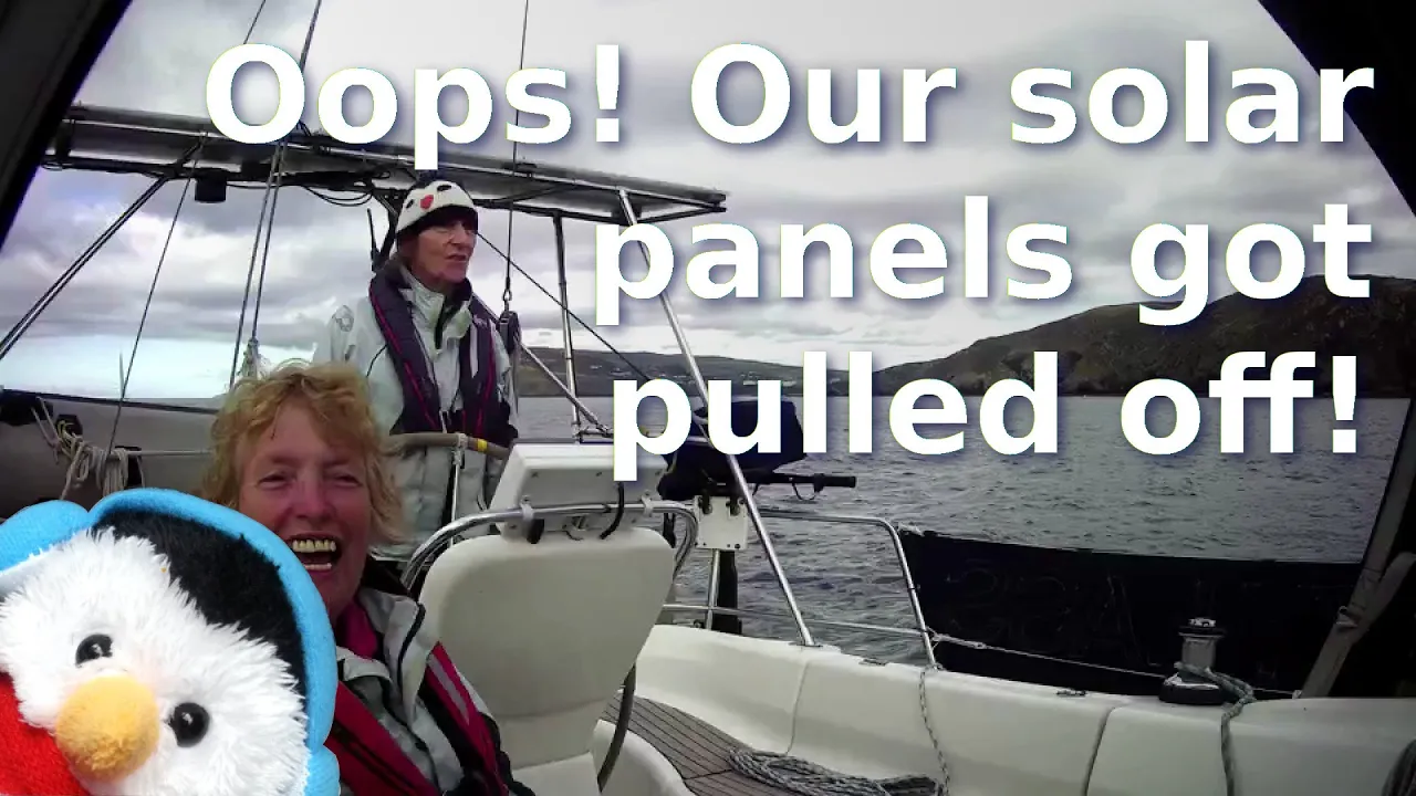 Watch our "Oops! Our solar panels got pulled off!" video and add comments